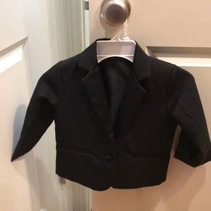 Boys size 2T tuxedo jacket